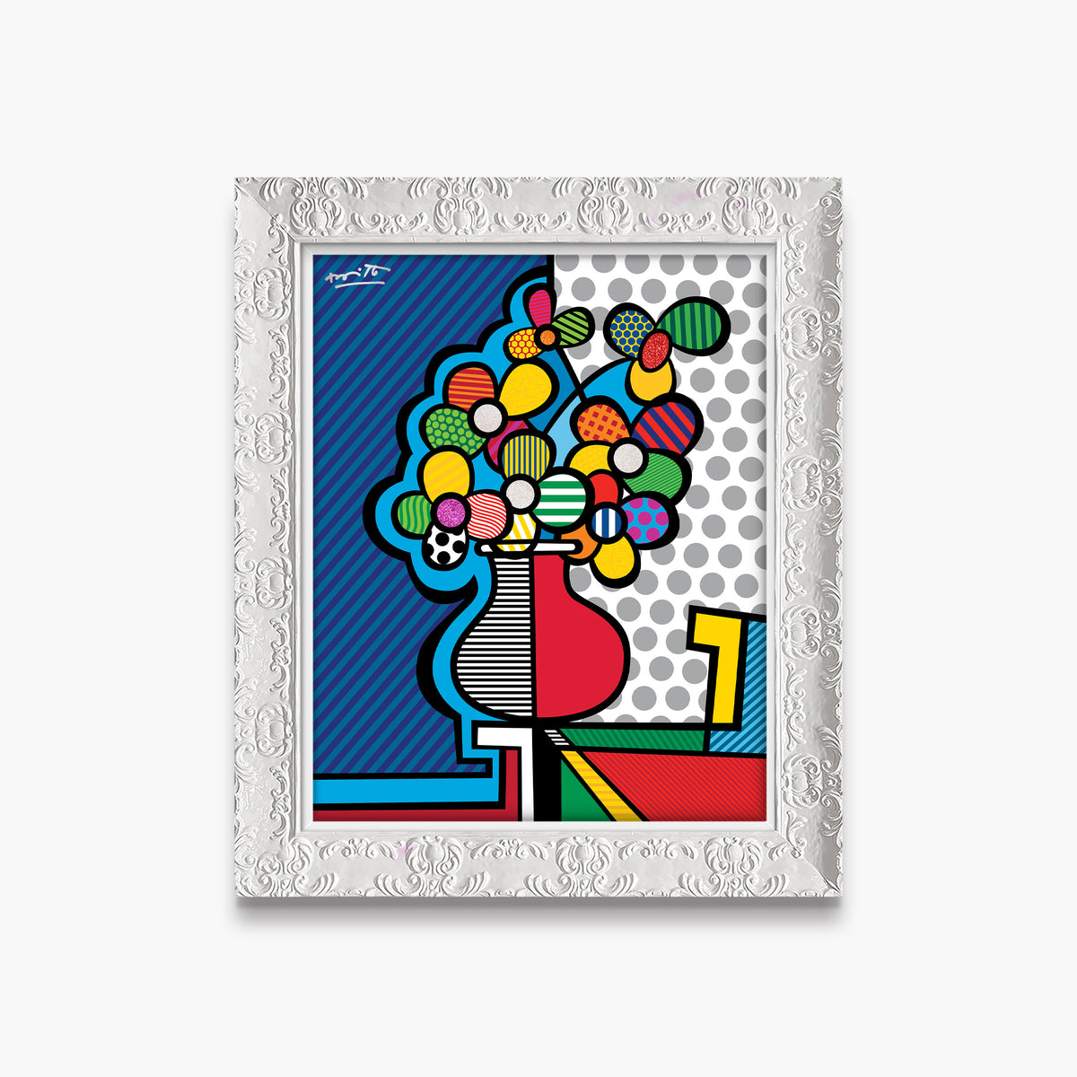 Romero Britto american riviera limited edition print  contemporary pop art piece