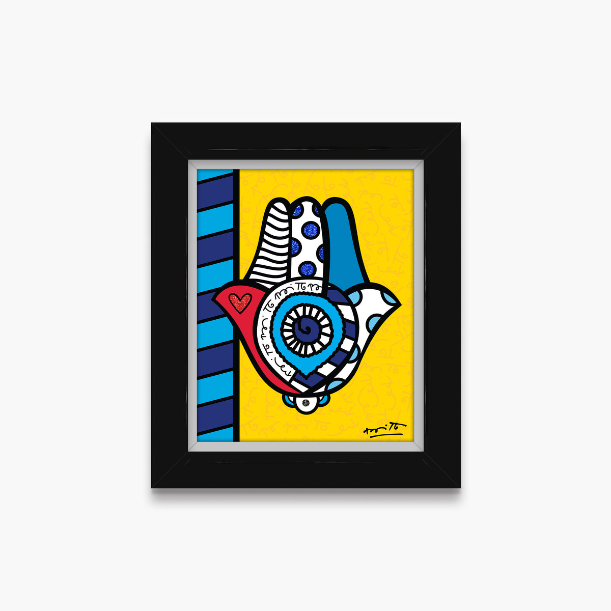 good luck limited edition print  artistic colorful design collectible