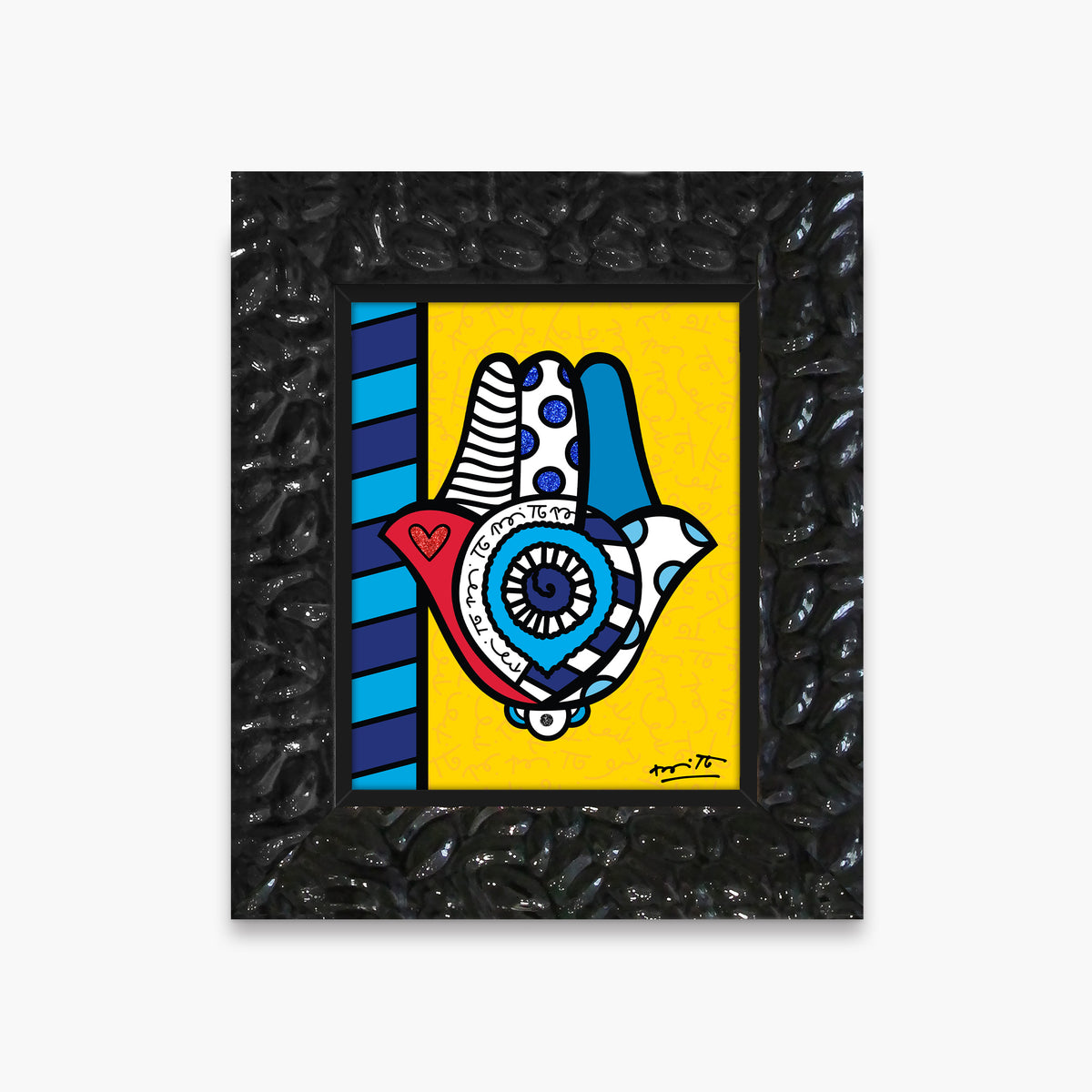 modern pop art good luck limited edition print  vibrant home decor