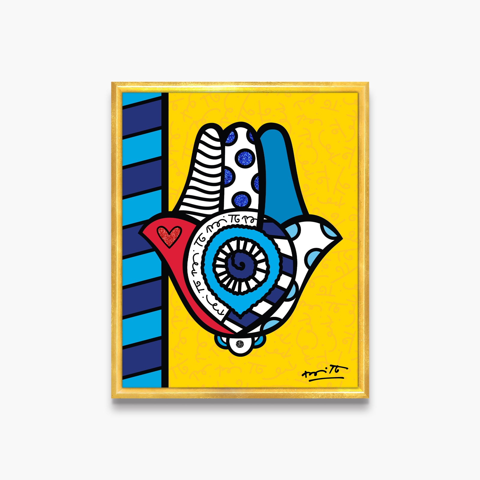 good luck limited edition print  colorful decorative collectible gift idea