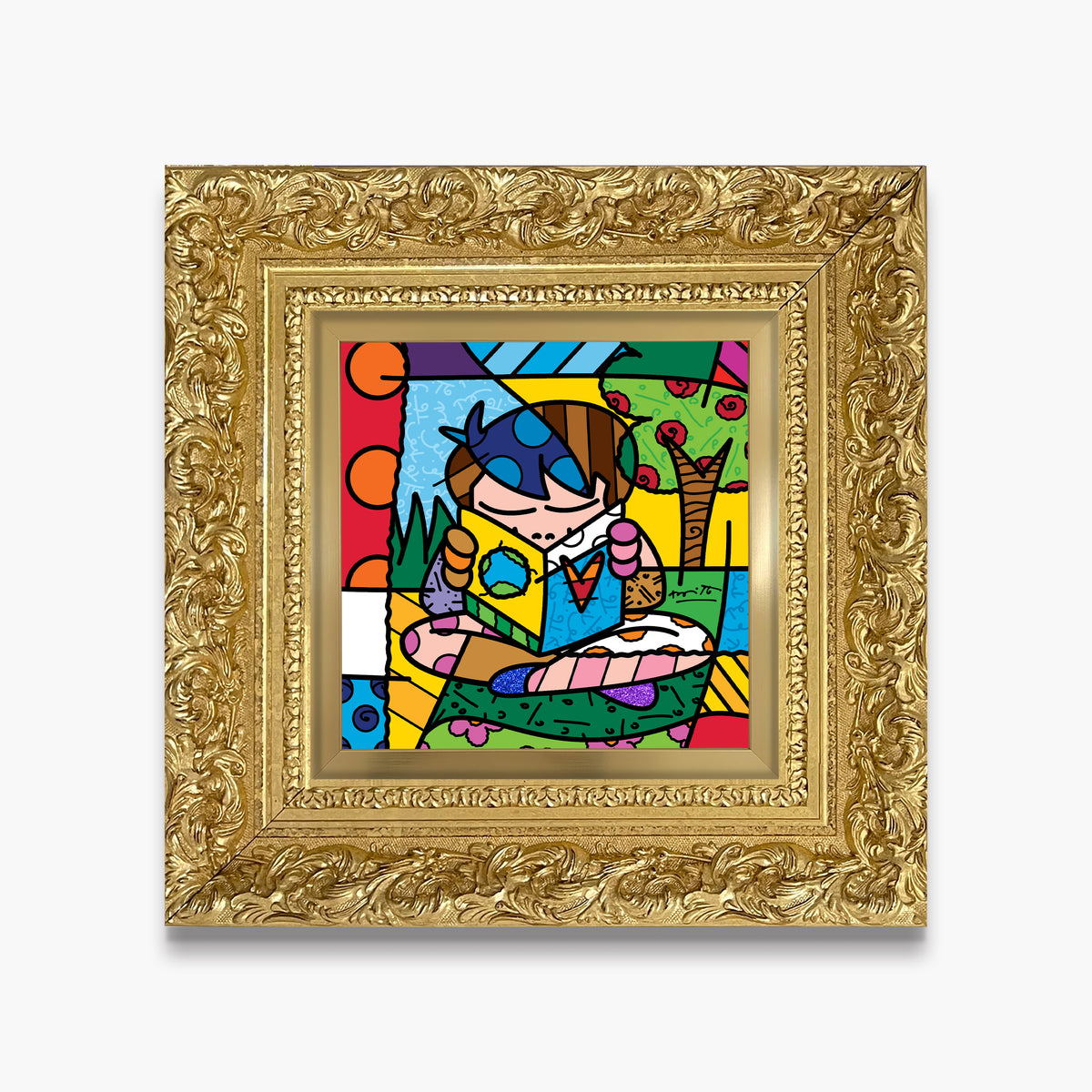 modern pop art my journey limited edition print  vibrant home decor