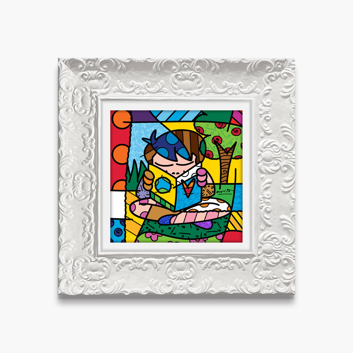 modern pop art my journey limited edition print  vibrant home decor