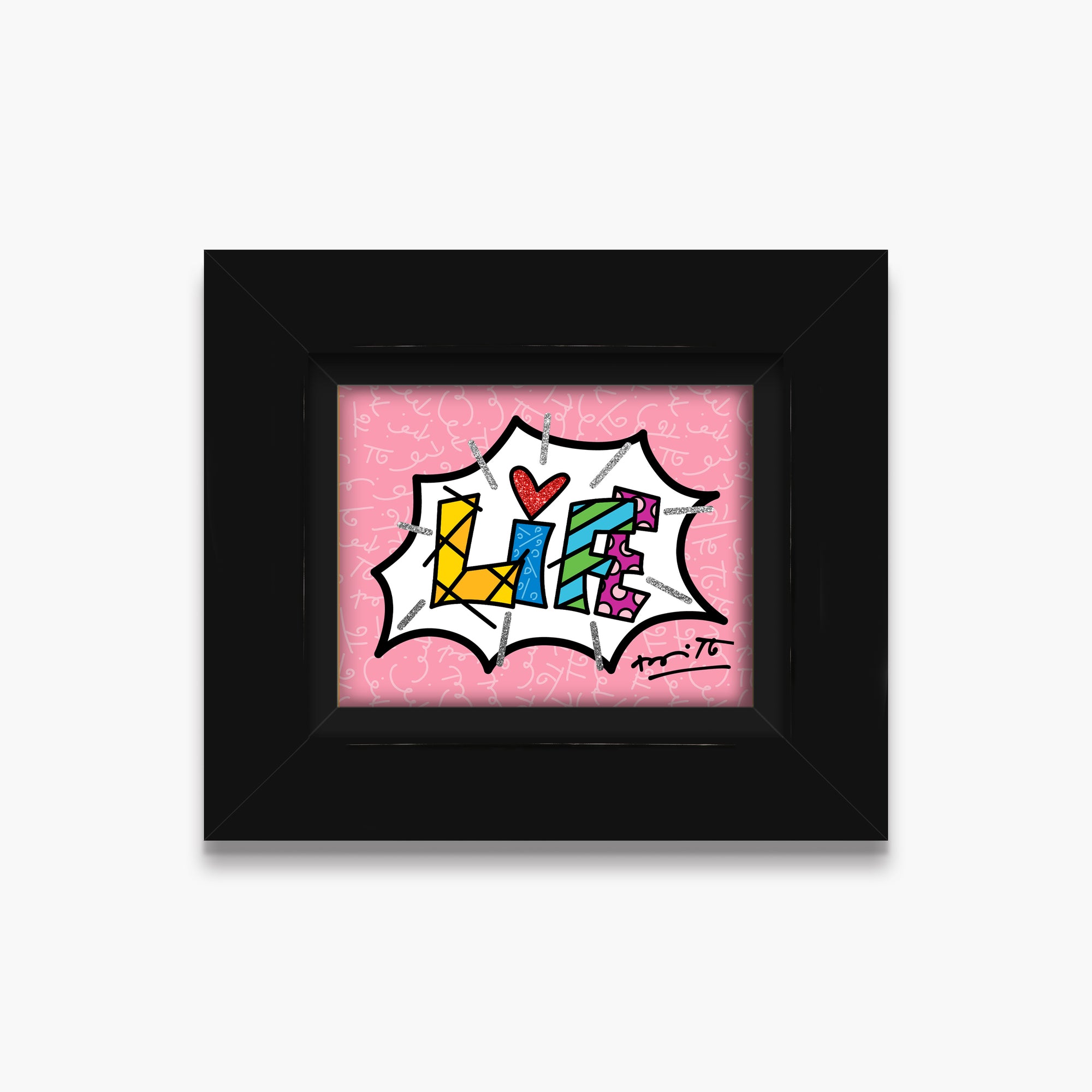 Dream Life (Pink Word) - Limited Edition Print - Shop Britto