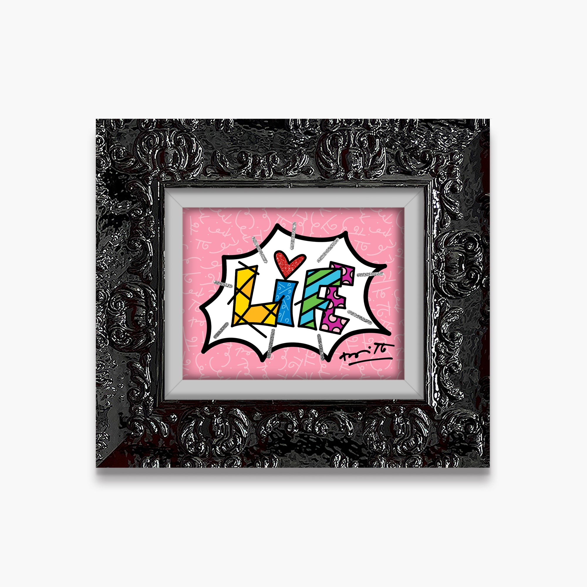 Dream Life (Pink Word) - Limited Edition Print - Shop Britto