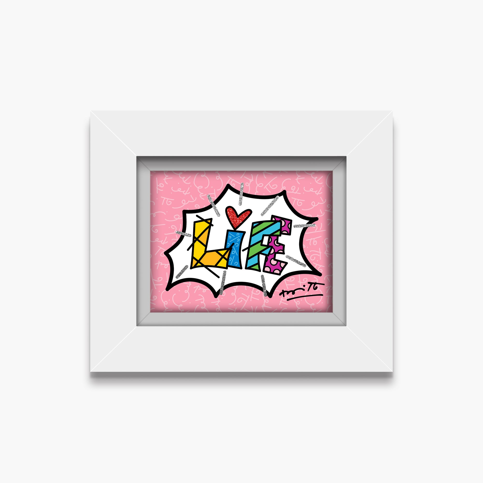 Dream Life (Pink Word) - Limited Edition Print - Shop Britto