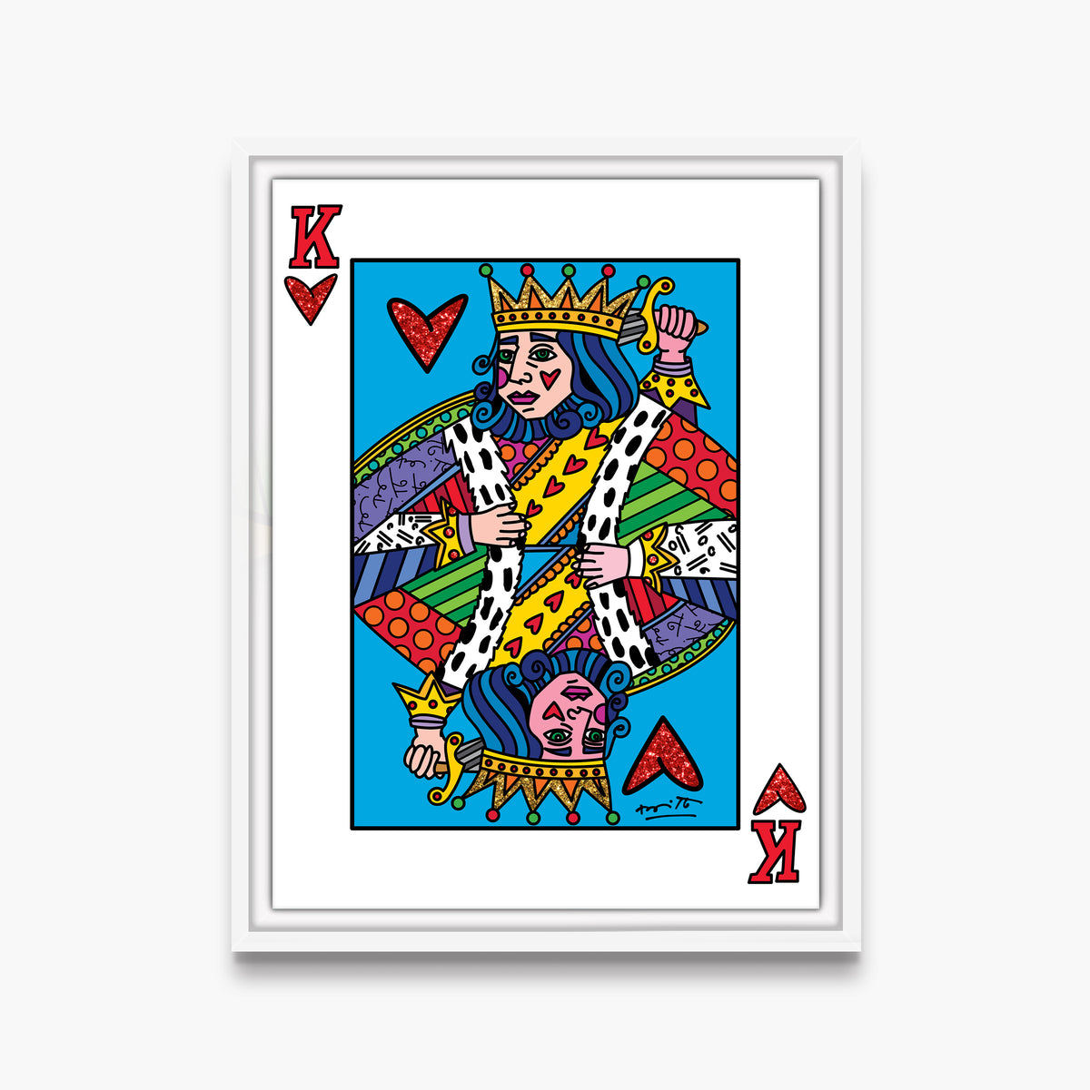im the king limited edition  artistic colorful design collectible