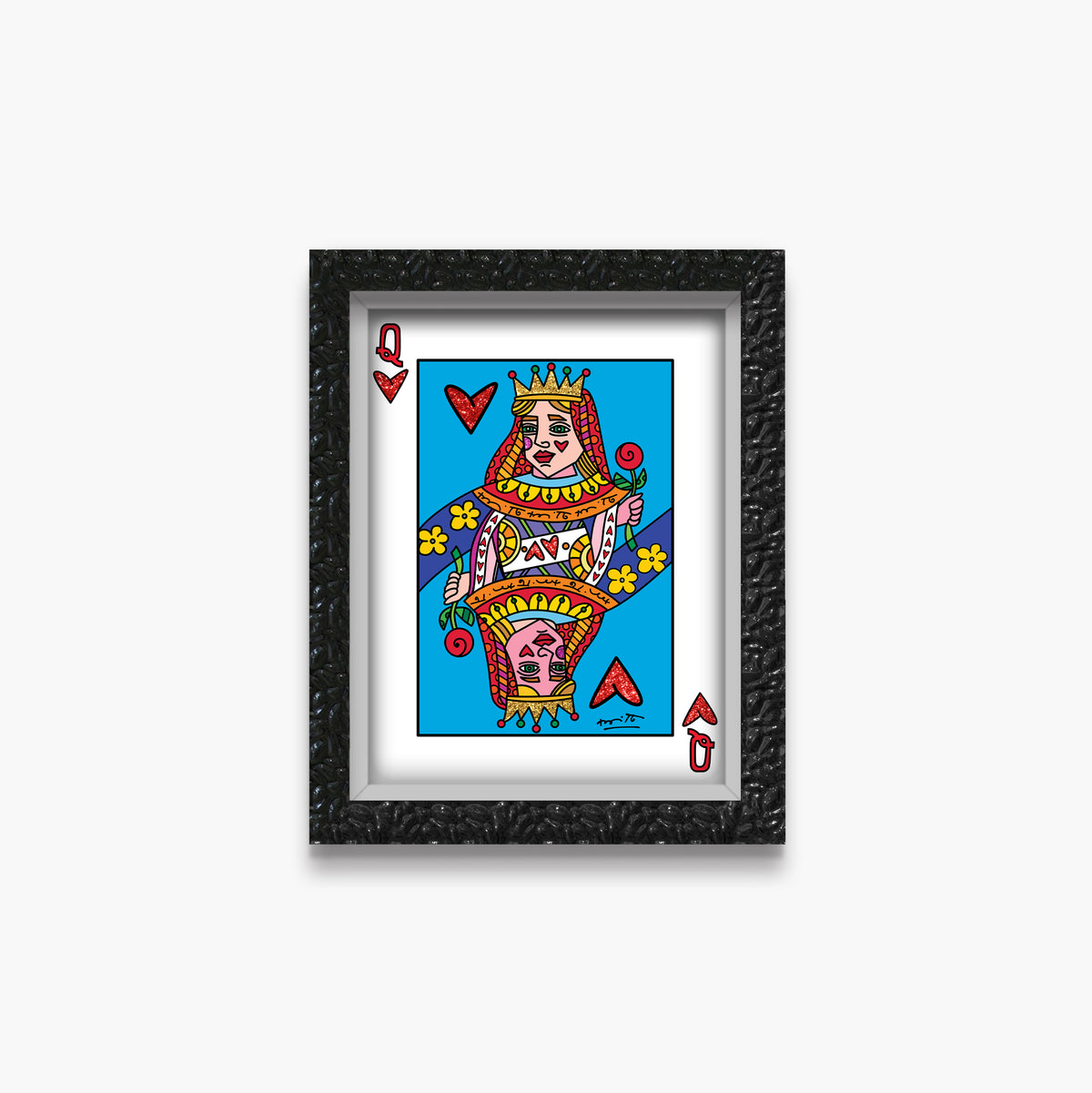 Romero Britto im the queen limited edition  contemporary pop art piece