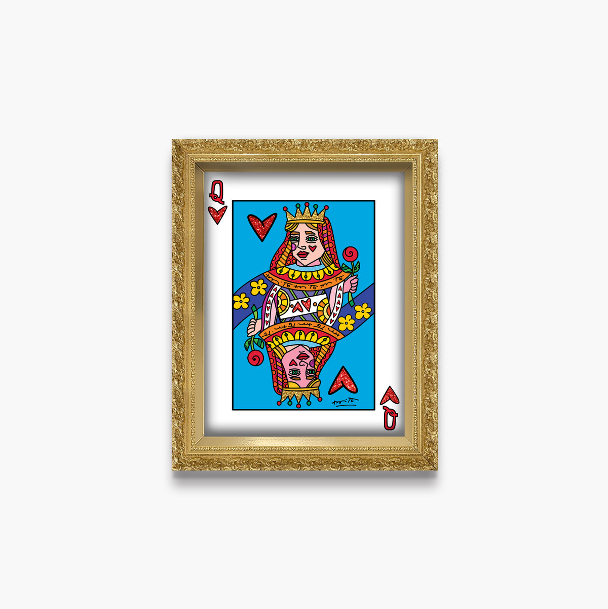 modern pop art im the queen limited edition  vibrant home decor