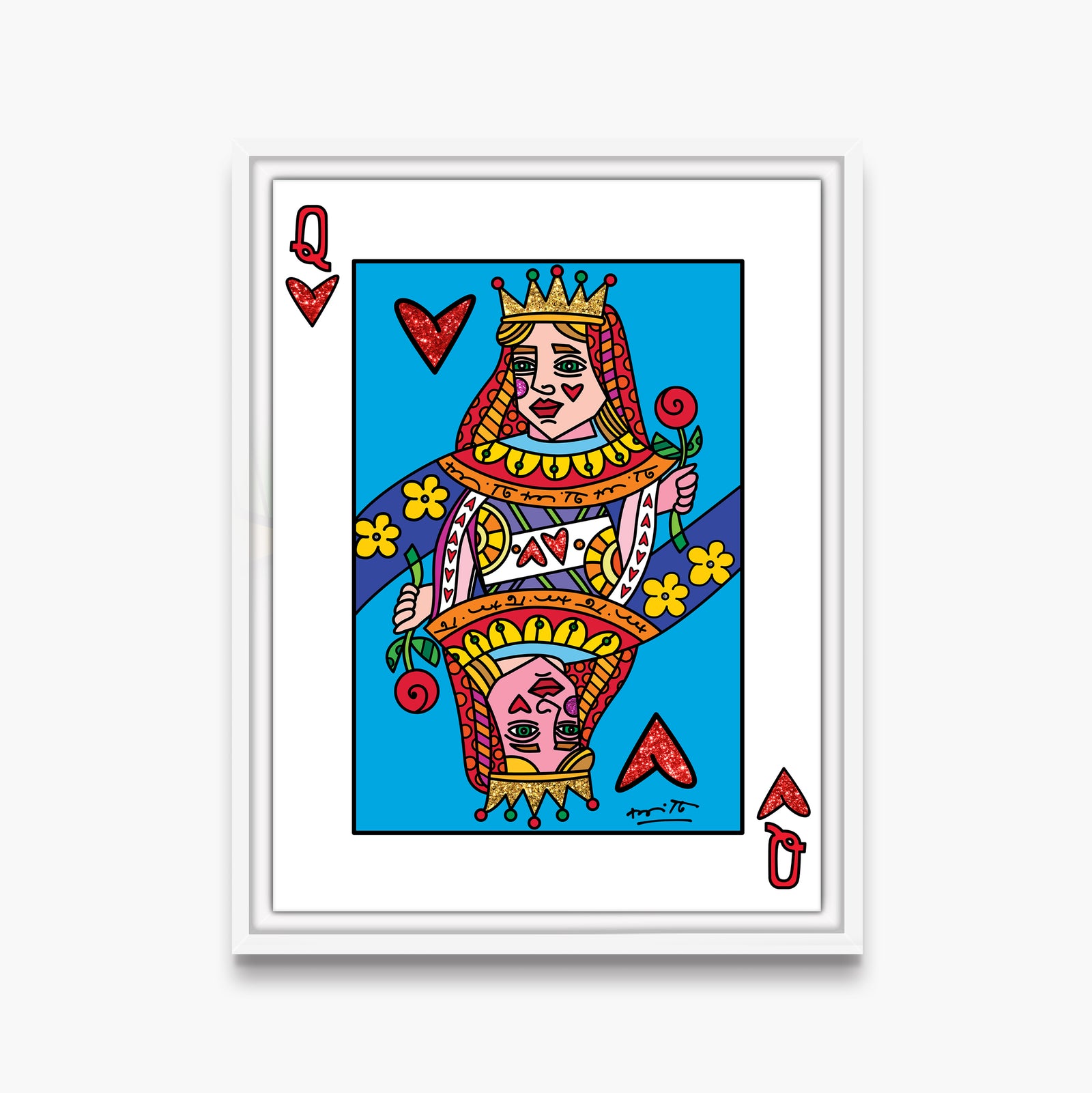 im the queen limited edition  artistic colorful design collectible