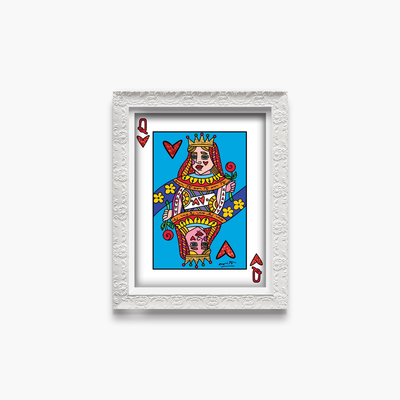 modern pop art im the queen limited edition  vibrant home decor