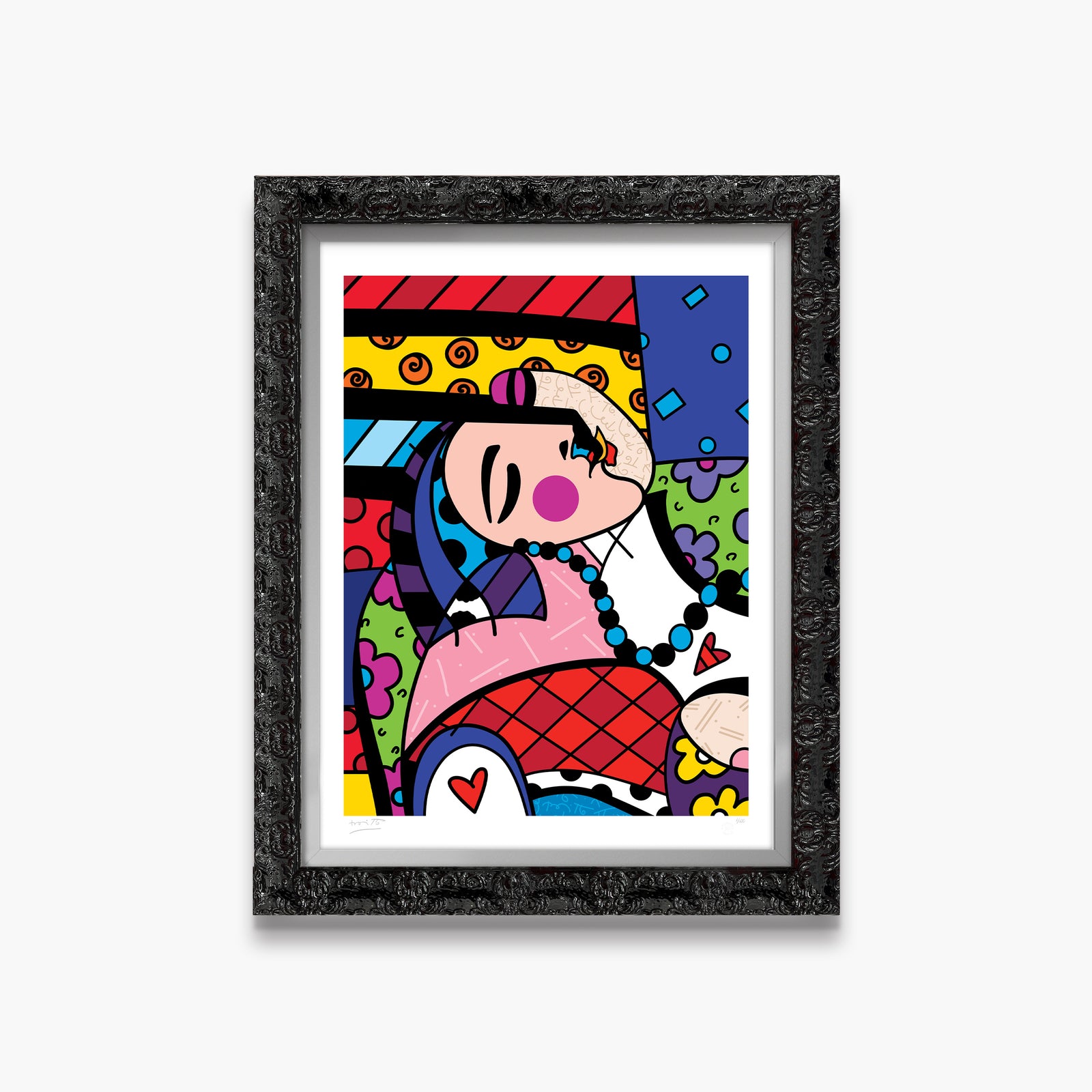 Romero Britto dream picasso limited edition print  contemporary pop art piece