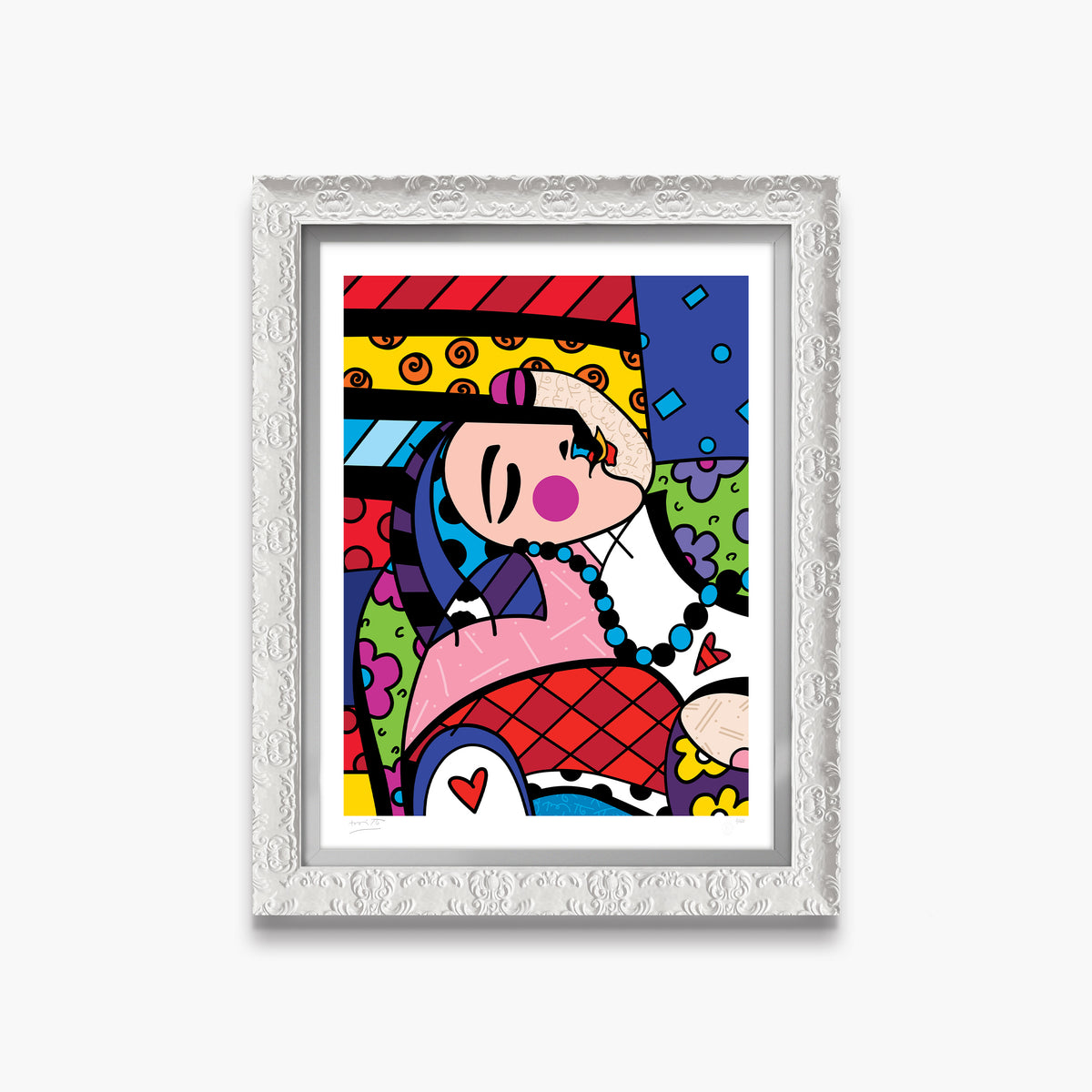 modern pop art dream picasso limited edition print  vibrant home decor