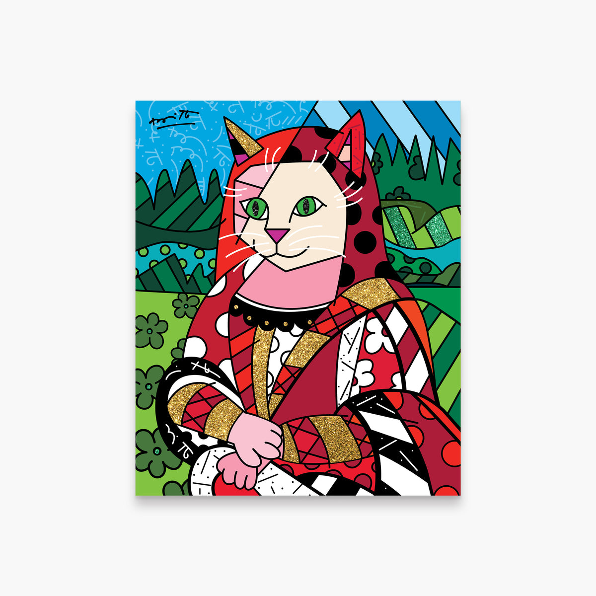 The Cat In Red - Limited Edition Print
