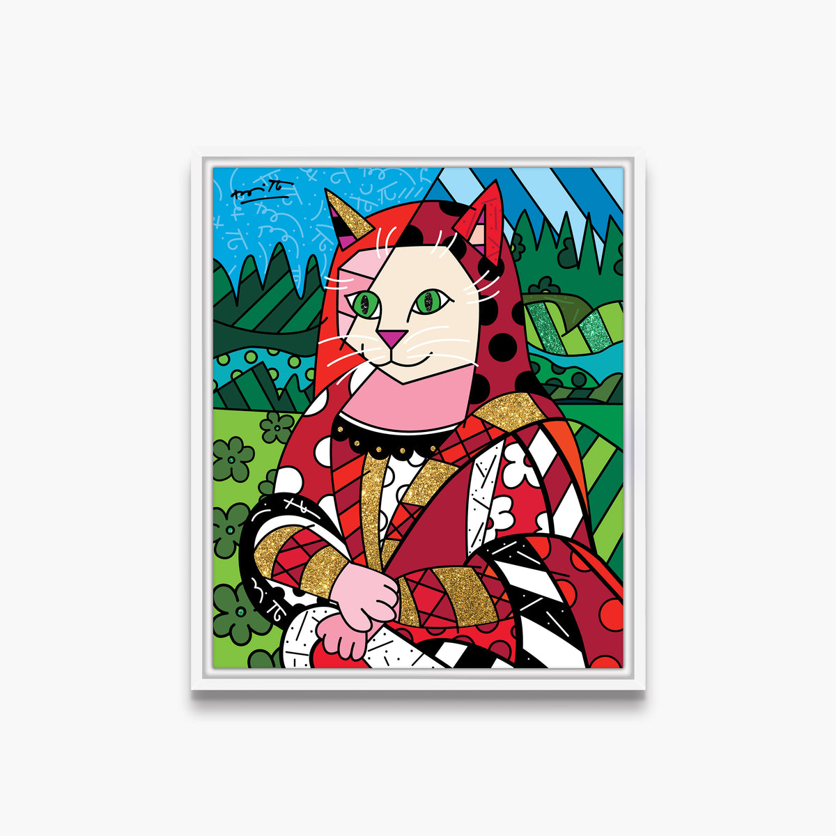 The Cat In Red - Limited Edition Print