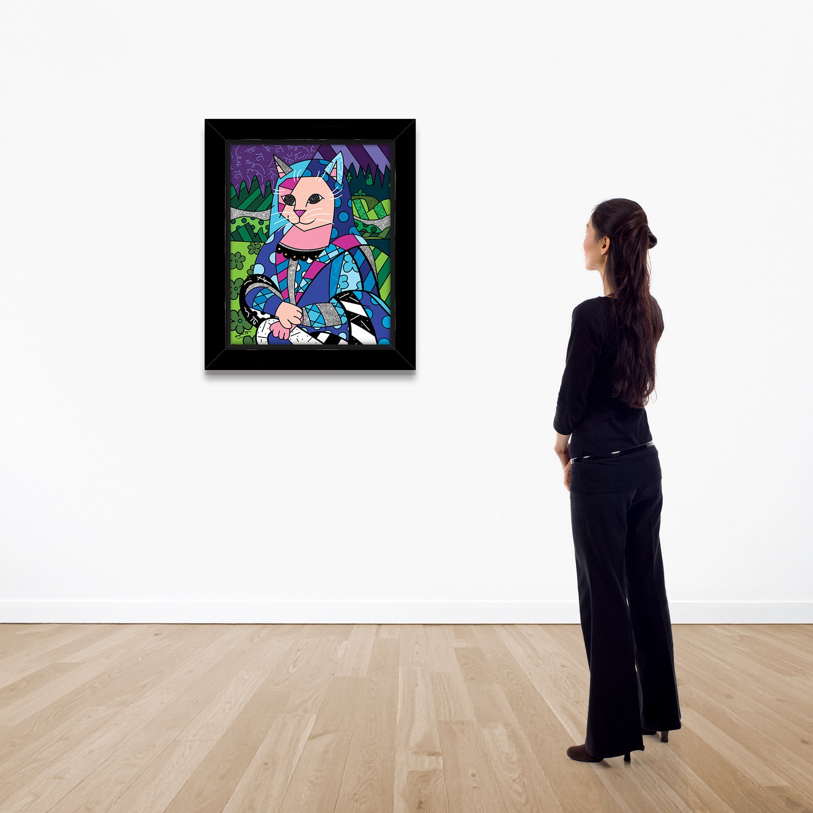 The Cat In Blue - Limited Edition Print