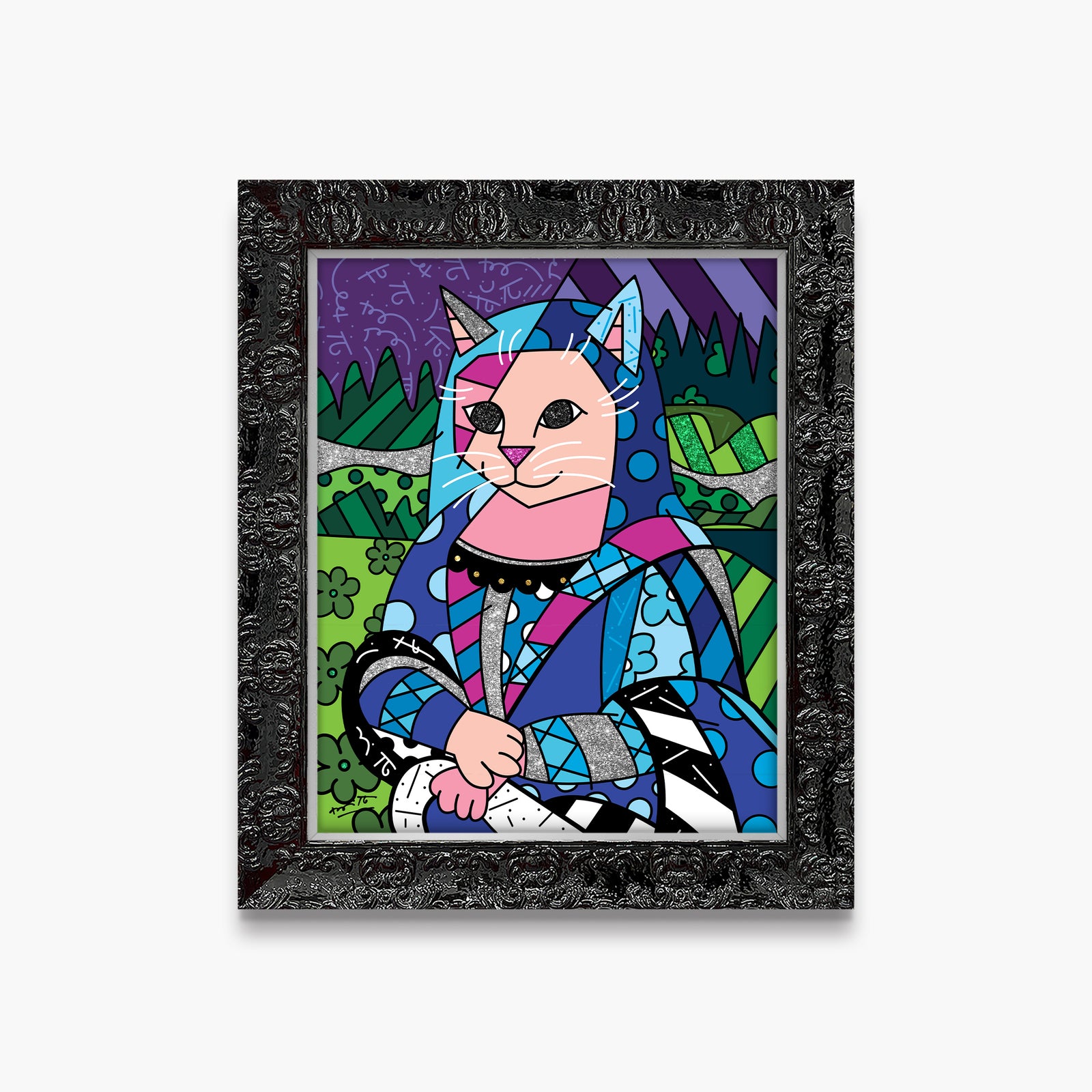 The Cat In Blue - Limited Edition Print