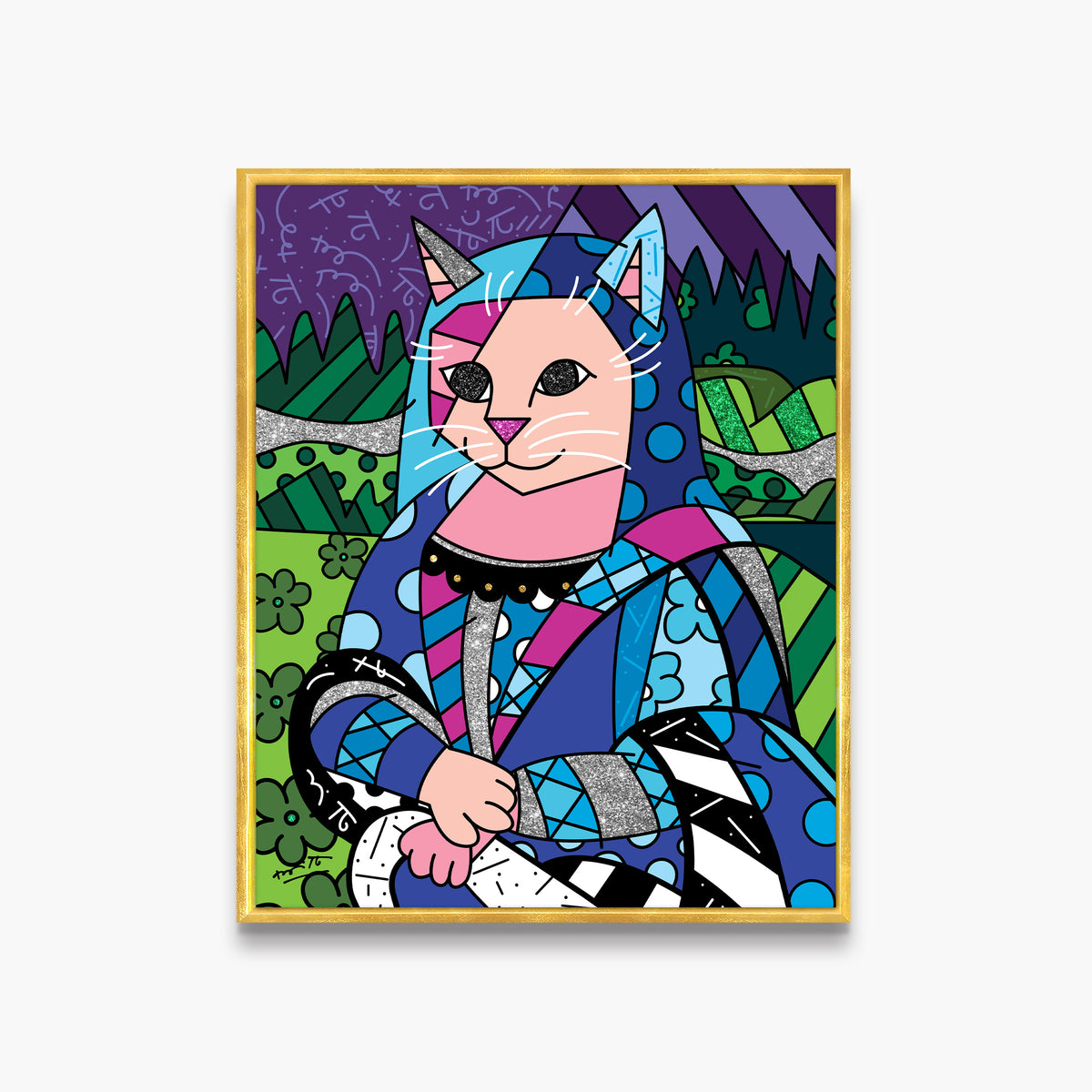 The Cat In Blue - Limited Edition Print