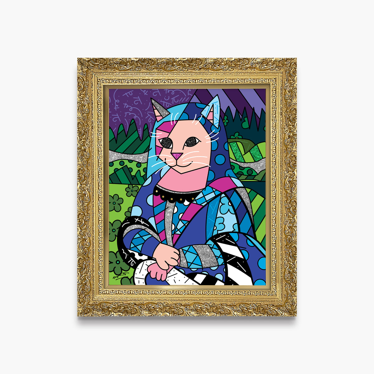 The Cat In Blue - Limited Edition Print