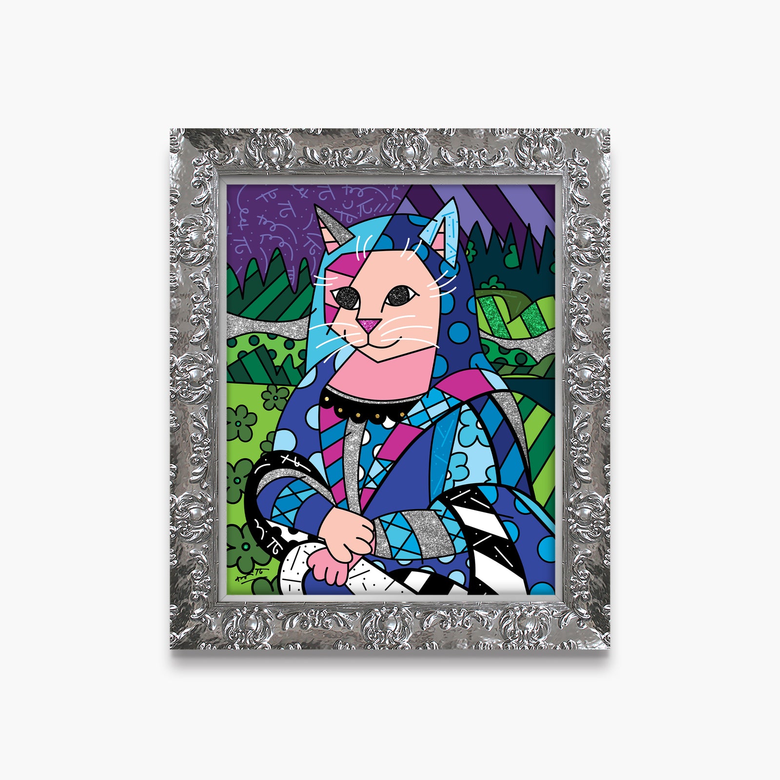 The Cat In Blue - Limited Edition Print