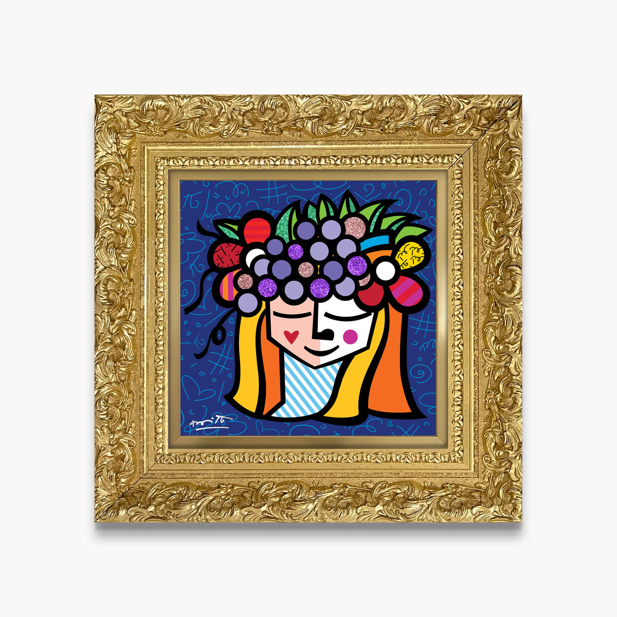 modern pop art pomona limited edition print  vibrant home decor