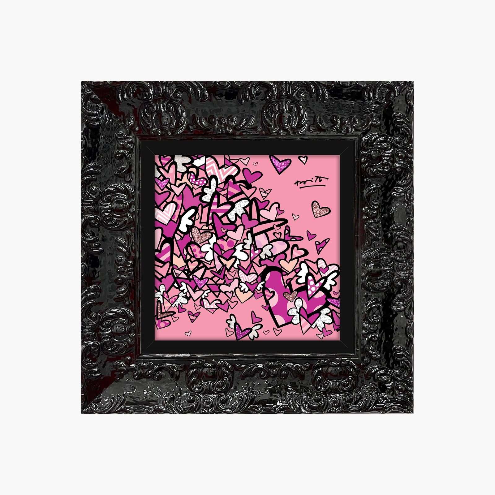 modern pop art rhythm i limited edition print  vibrant home decor