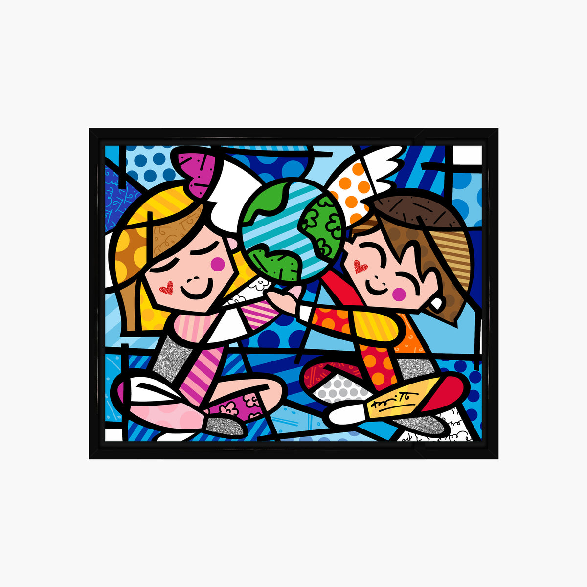 modern pop art future limited edition print  vibrant home decor