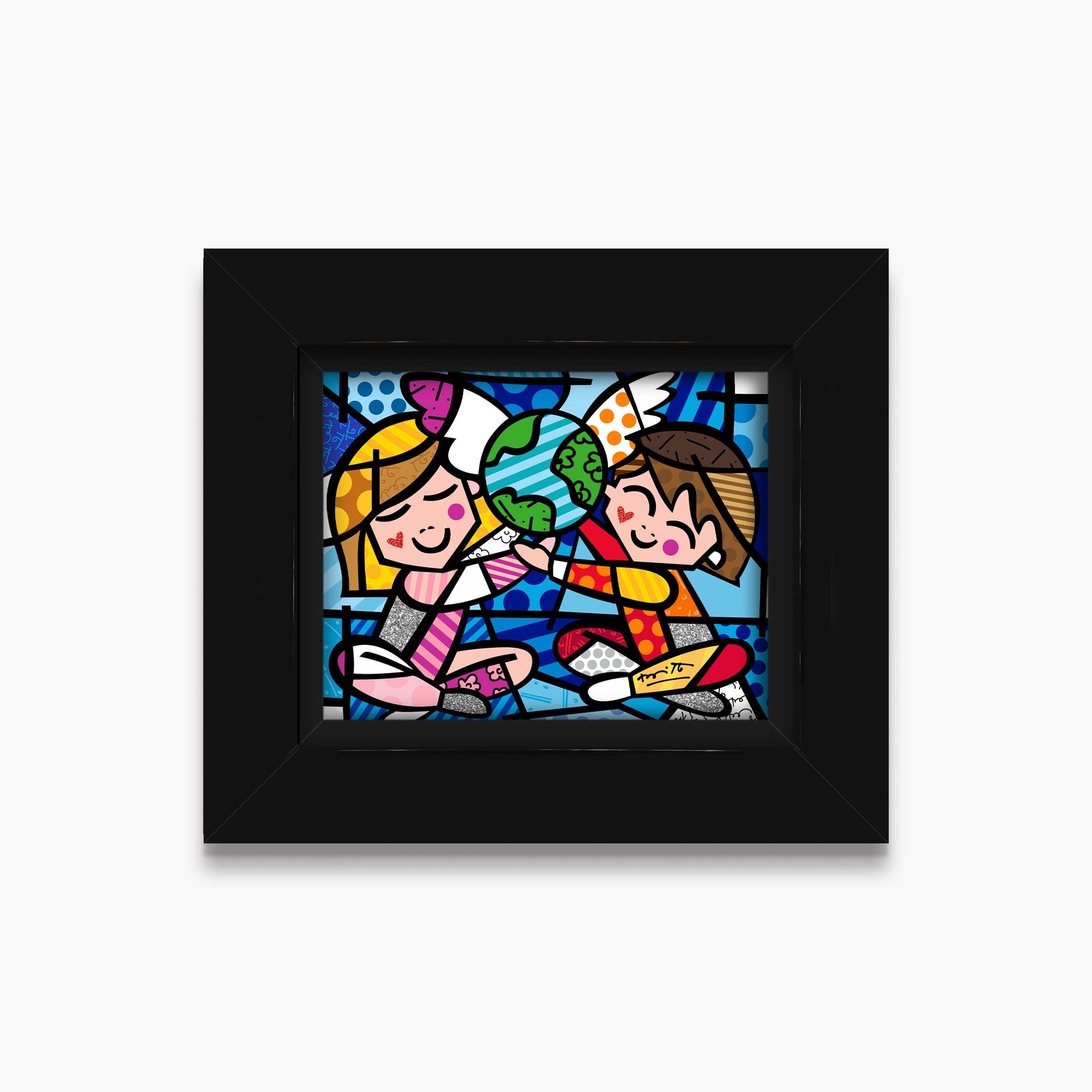 Romero Britto future limited edition print  colorful pop art design