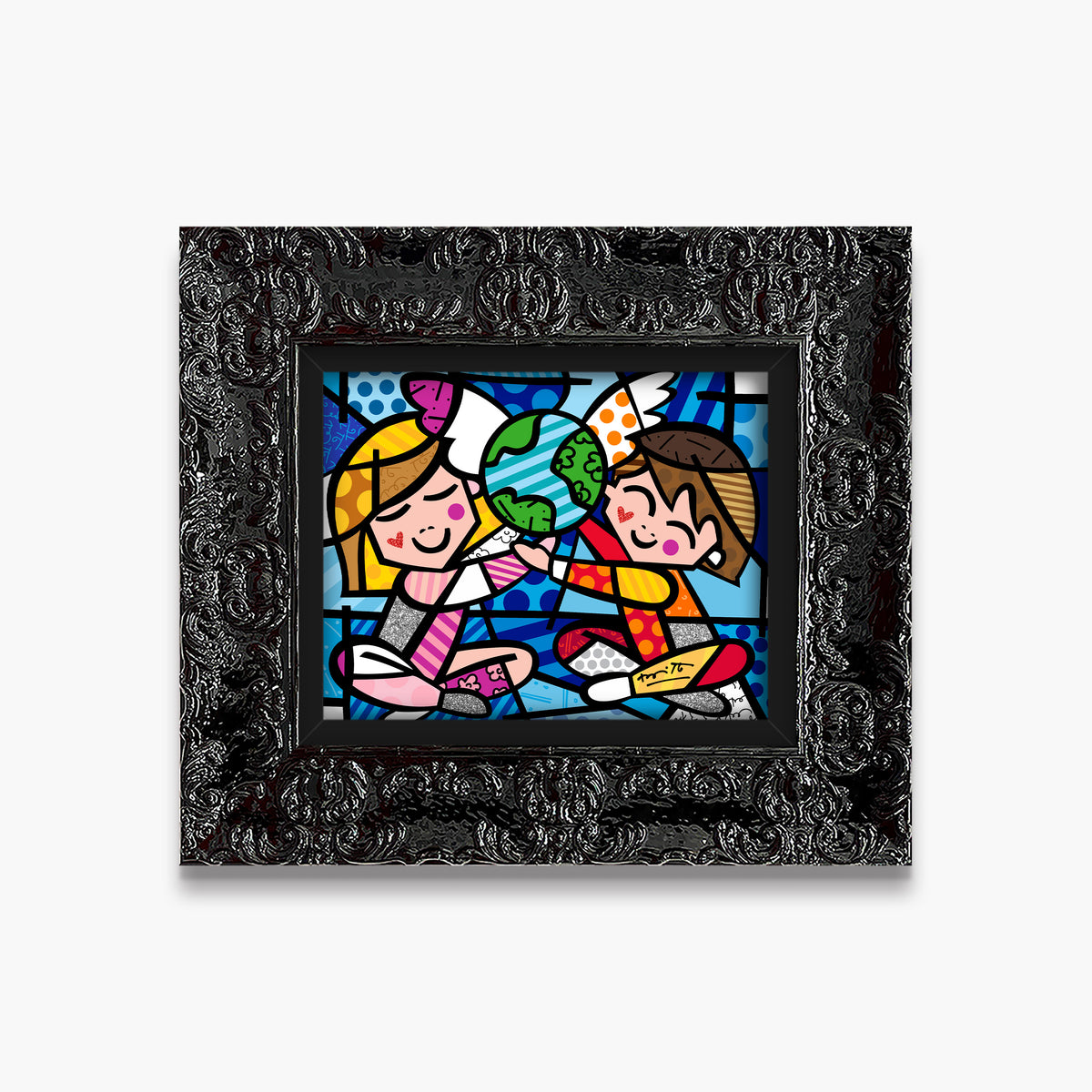 Romero Britto future limited edition print  contemporary pop art piece