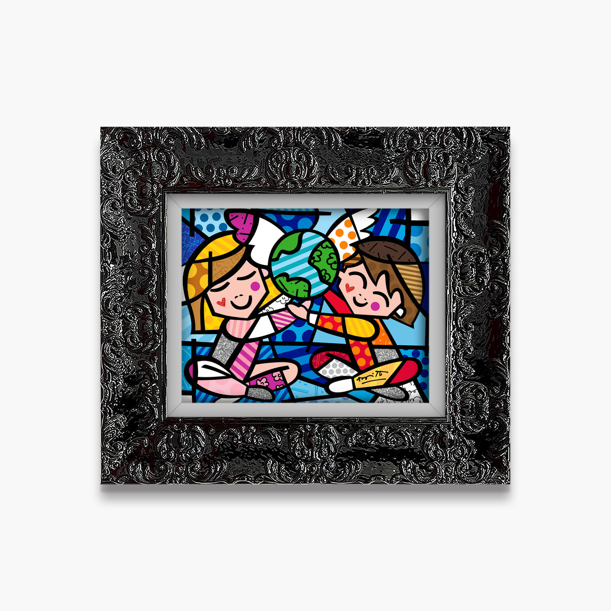 Romero Britto future limited edition print  colorful pop art design