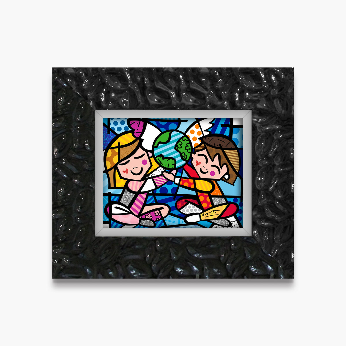 Romero Britto future limited edition print  contemporary pop art piece