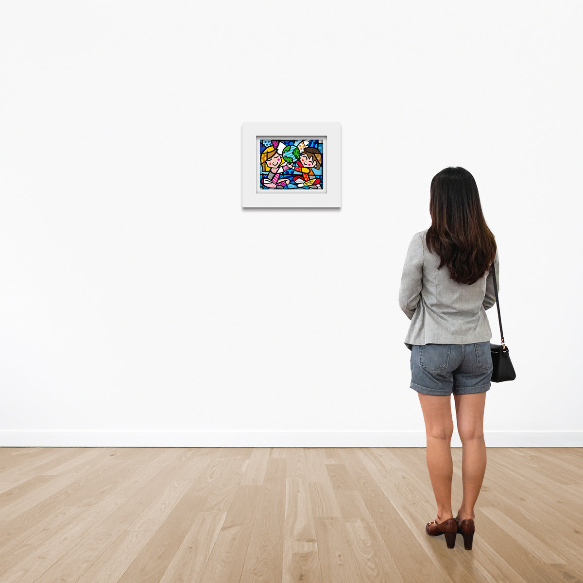 modern pop art future limited edition print  vibrant home decor