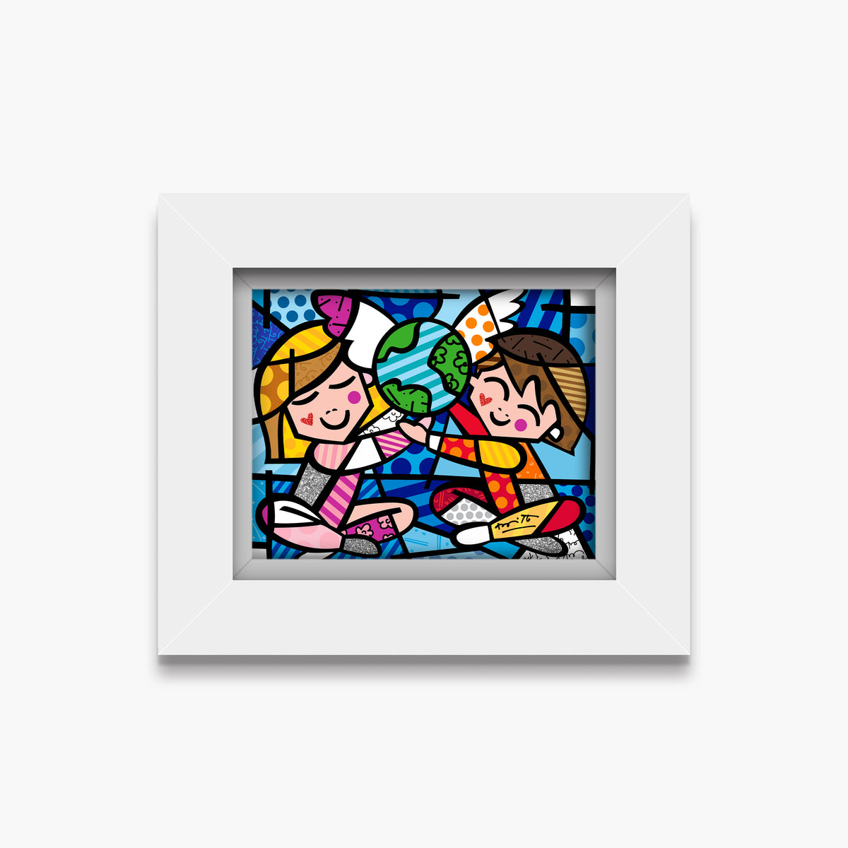 Romero Britto future limited edition print  contemporary pop art piece