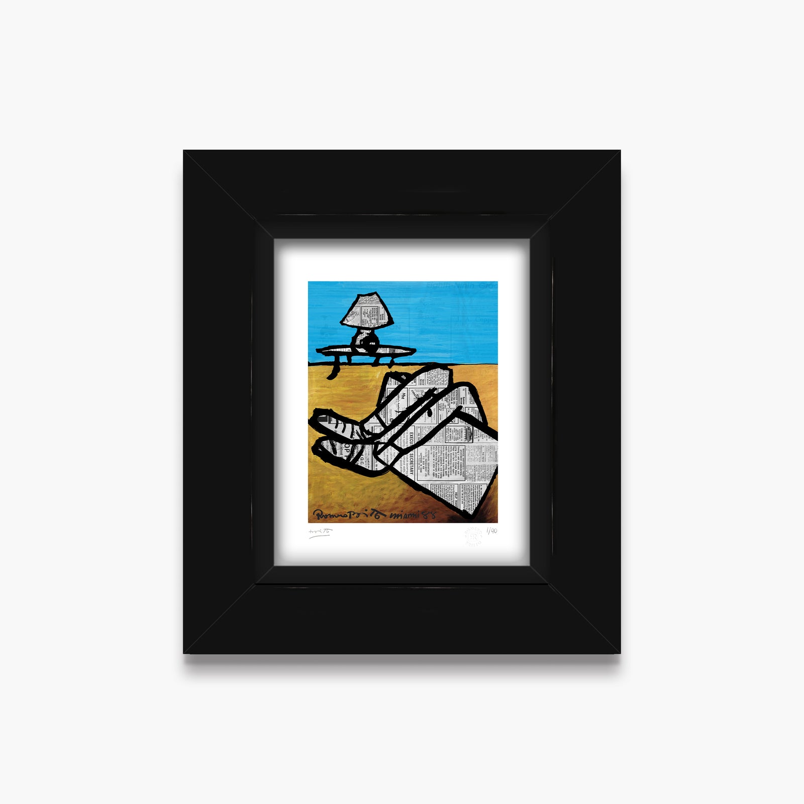Romero Britto leos legs limited edition print  colorful pop art design