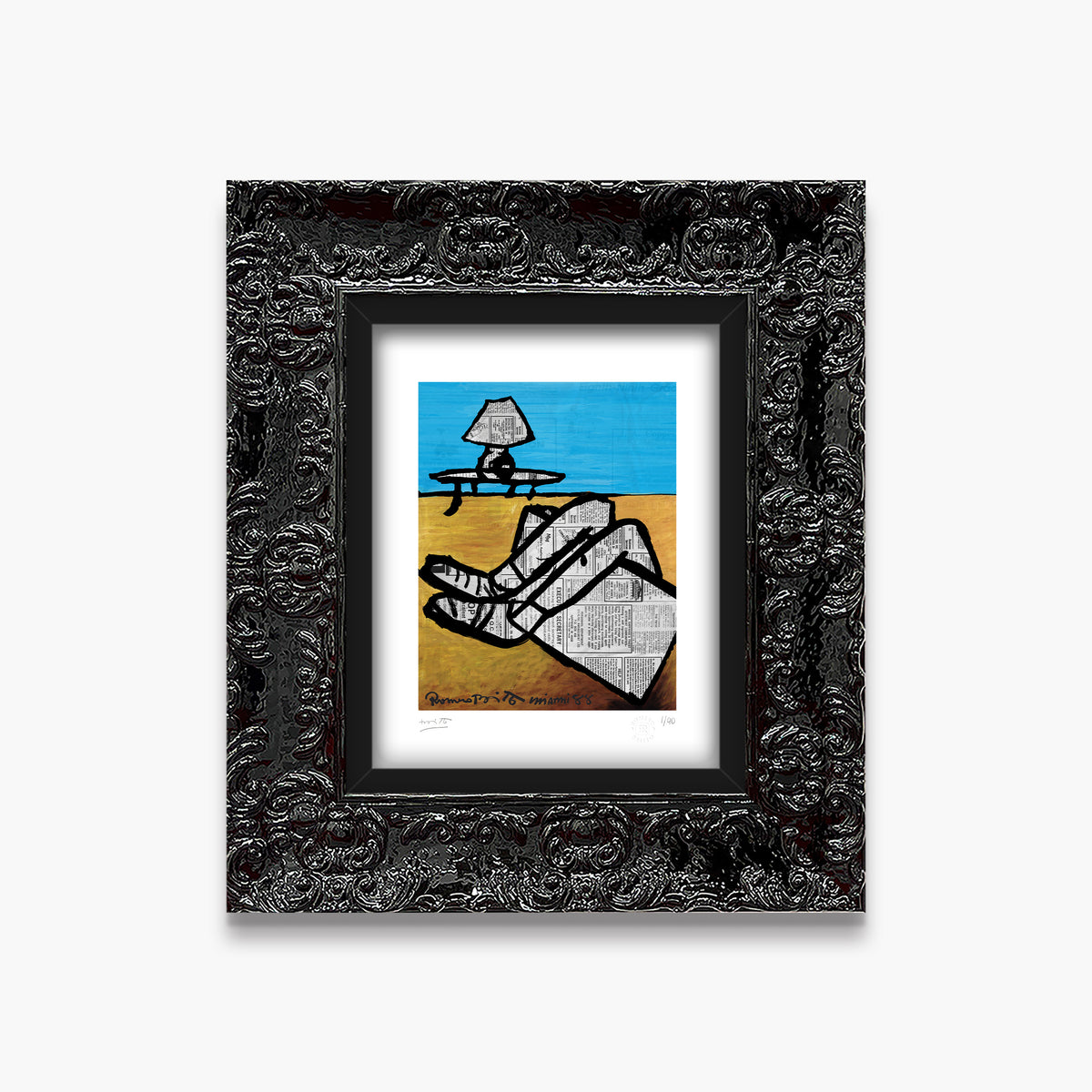 leos legs limited edition print  artistic colorful design collectible