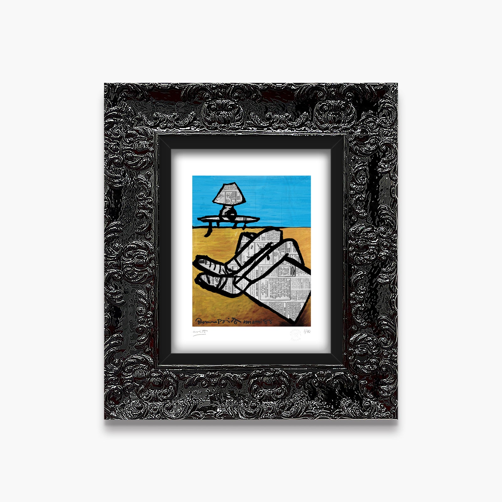 leos legs limited edition print  artistic colorful design collectible