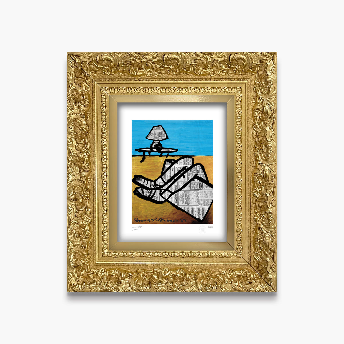 leos legs limited edition print  colorful decorative collectible gift idea