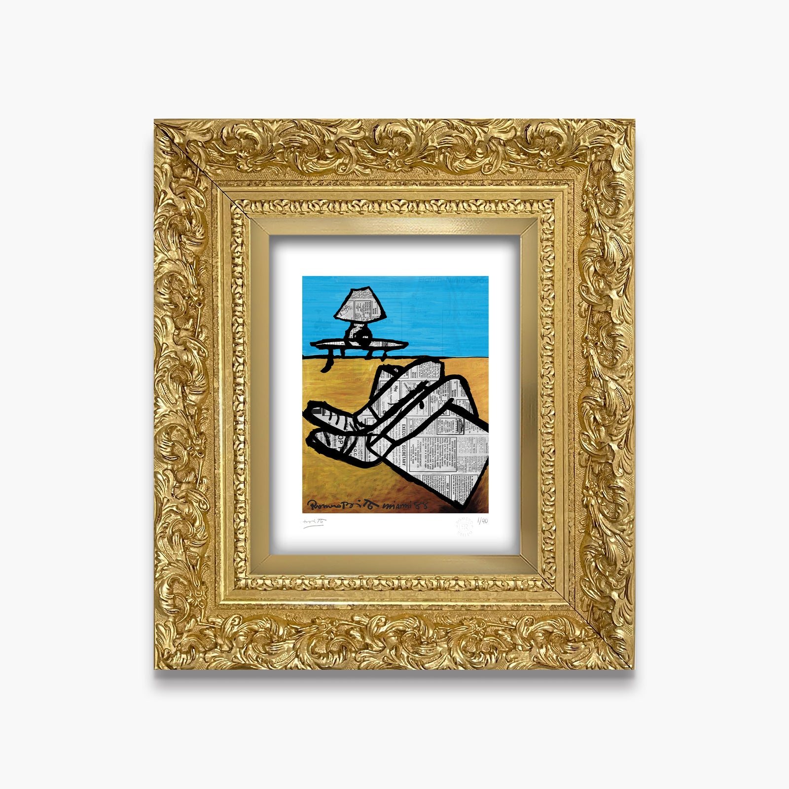 leos legs limited edition print  colorful decorative collectible gift idea