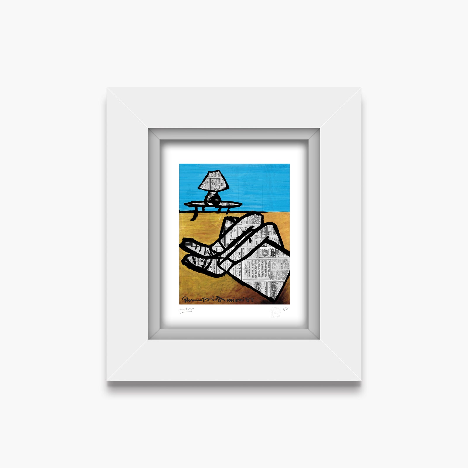 leos legs limited edition print  artistic colorful design collectible