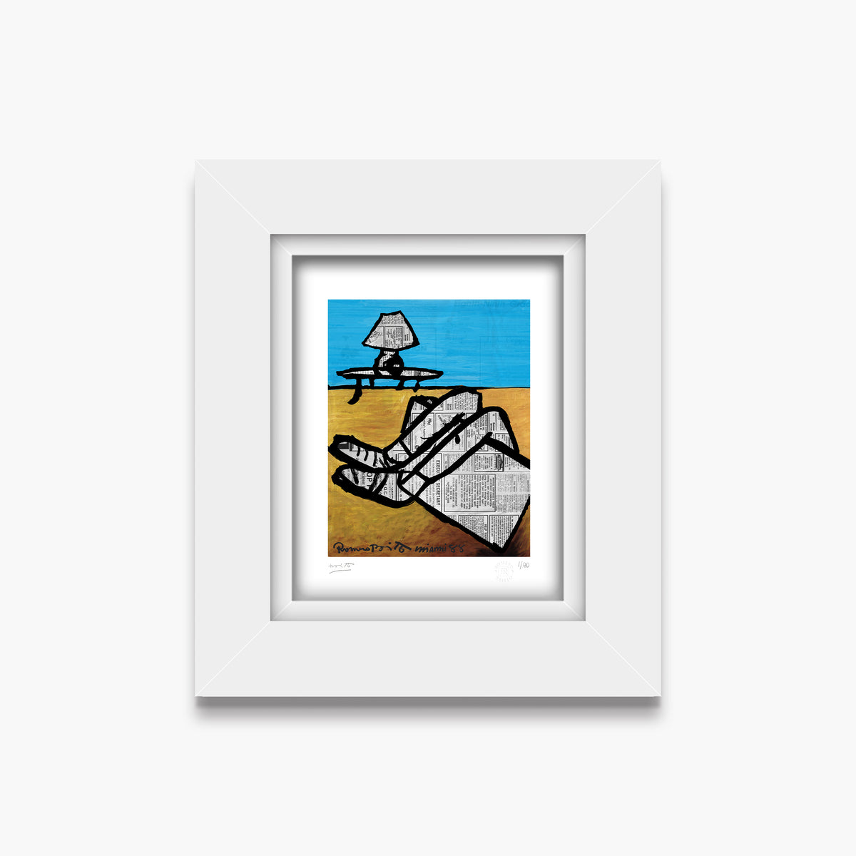 leos legs limited edition print  colorful decorative collectible gift idea