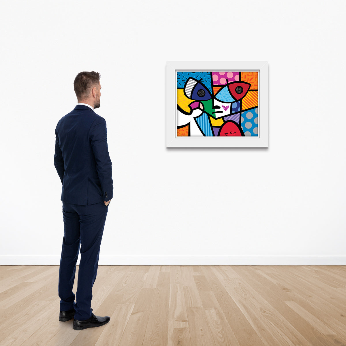 modern pop art green boy limited edition print  vibrant home decor