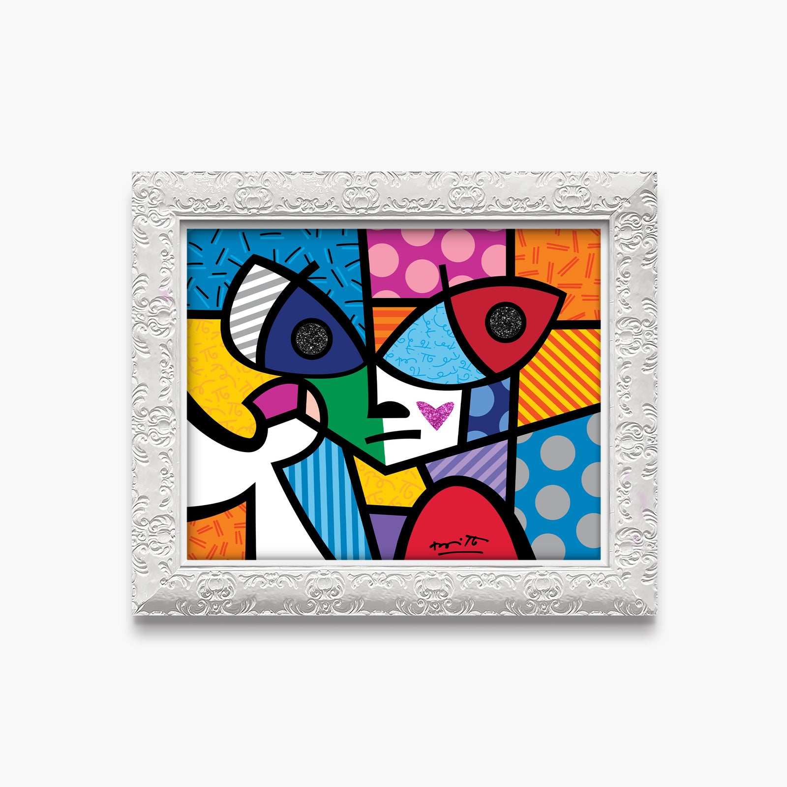modern pop art green boy limited edition print  vibrant home decor