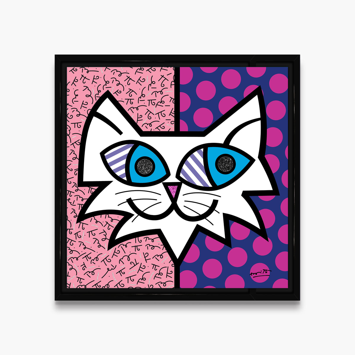 Romero Britto squeaki limited edition print  contemporary pop art piece