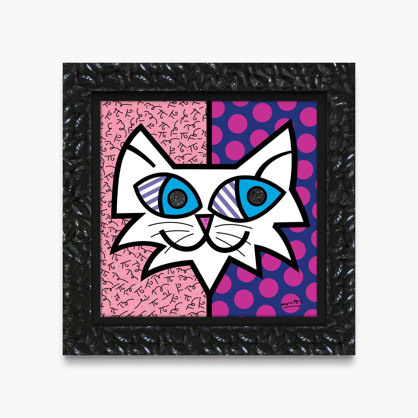 modern pop art squeaki limited edition print  vibrant home decor