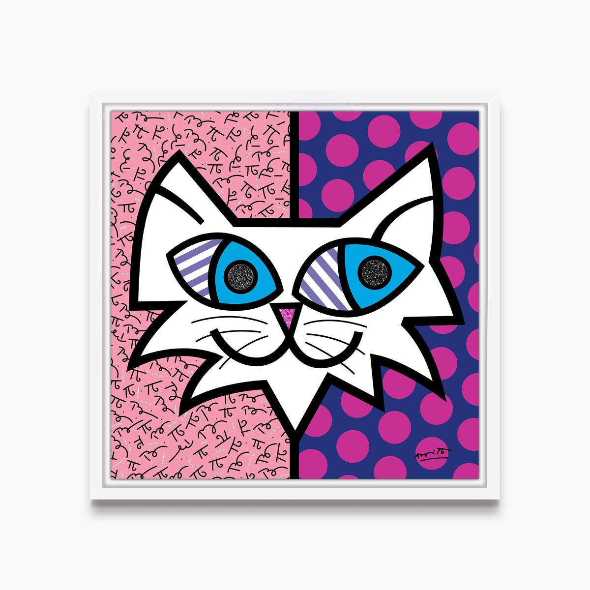 Romero Britto squeaki limited edition print  colorful pop art design