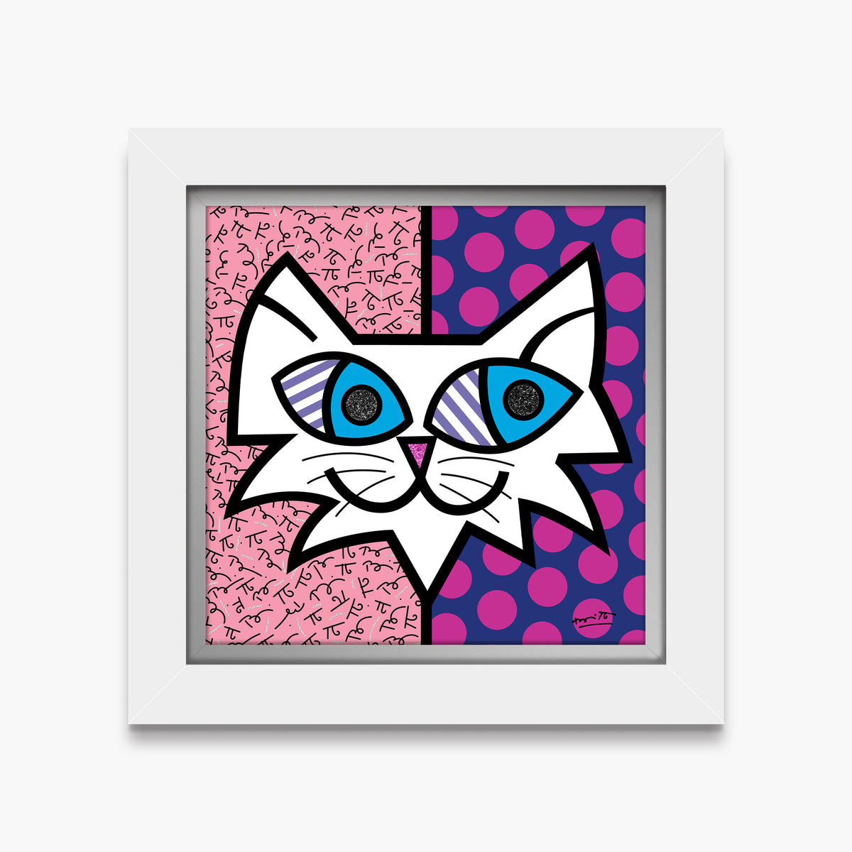 Romero Britto squeaki limited edition print  contemporary pop art piece