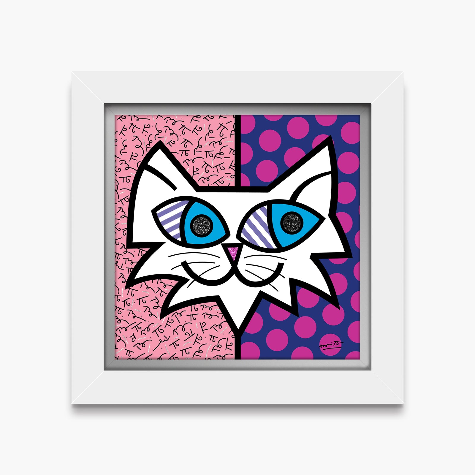 Romero Britto squeaki limited edition print  contemporary pop art piece