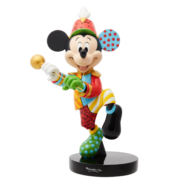 【Disney by Britto】ミッキー シッティング ポーズ Band Leader Mickey - Disney by Britto Figurine - Shop Britto