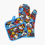BRITTO® Oven Mitt & Potholder Set - Best Friends