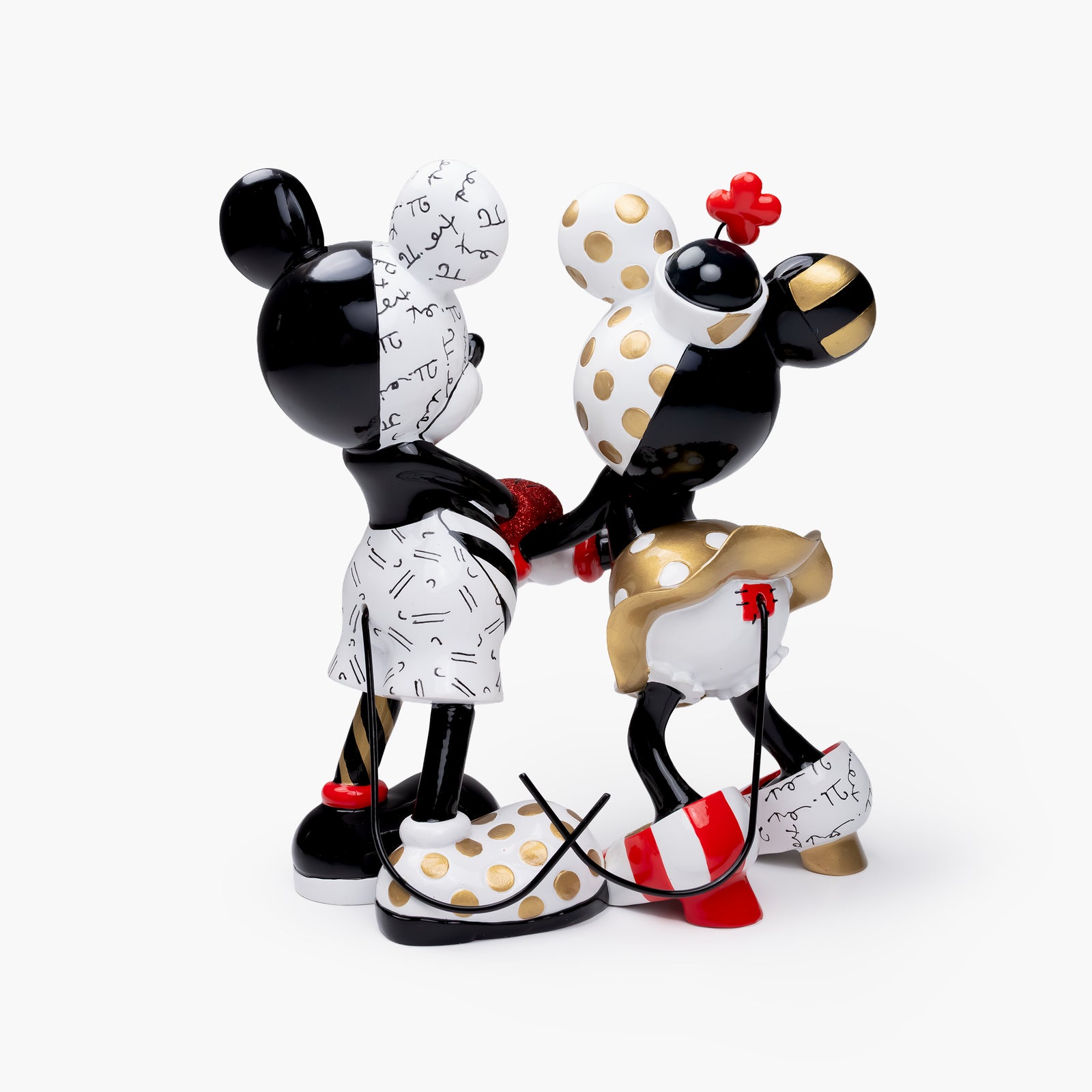 Mickey and Minnie Black & Gold - Disney by Britto Figurine