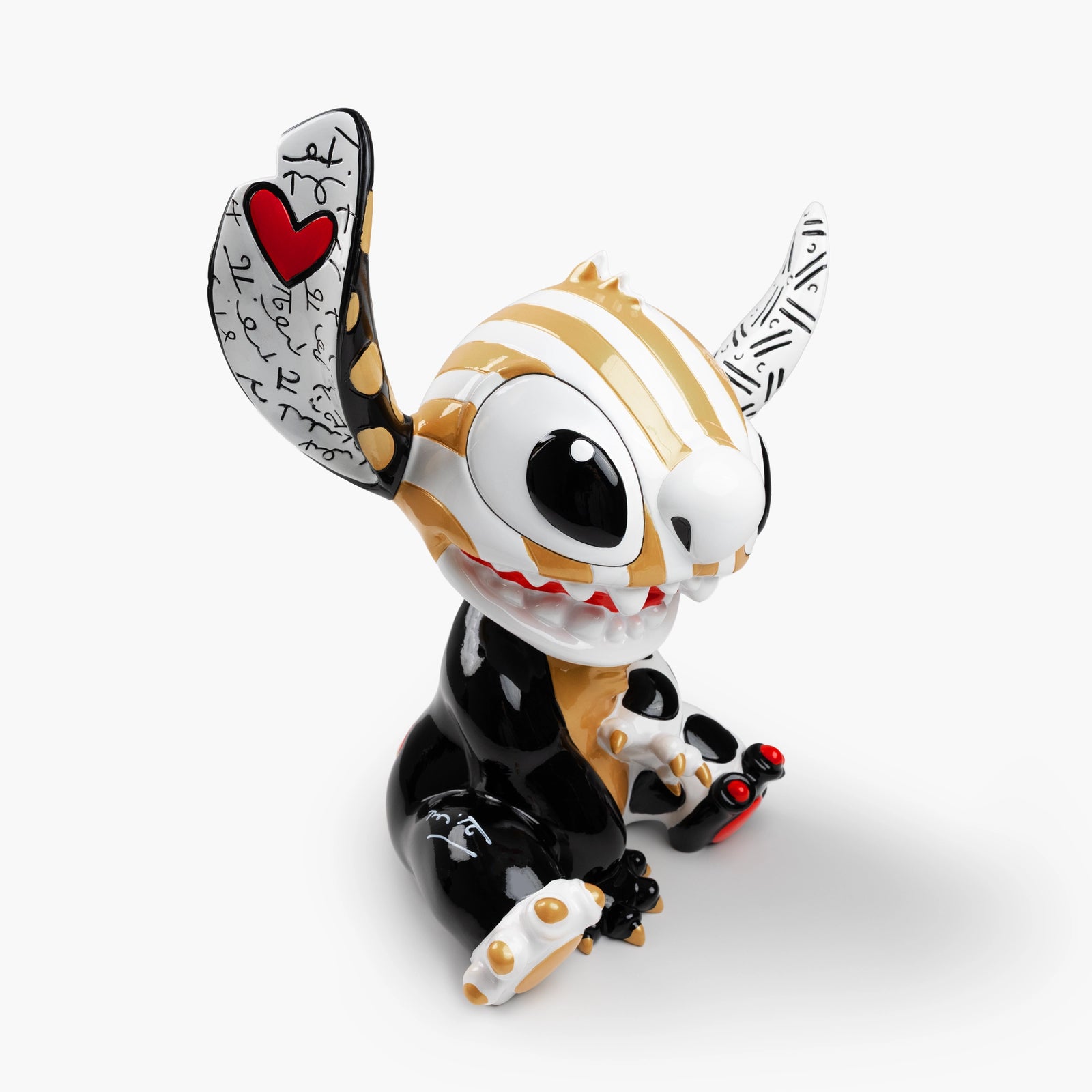 Large Stitch Black & Gold - Disney by Britto Figurine